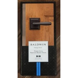 Baldwin Prestige Torrey Lever Bed Bath Venetian Bronze Door Handle Privacy NEW